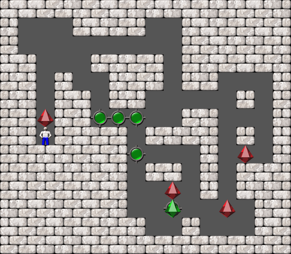 Sokoban Bugs550 collection level 189